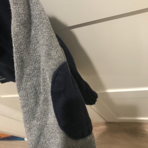 Navy & grey button down sweater - Picture 3 of 3